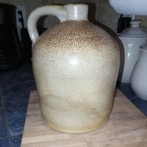 Rustic Brown Ceramic Jug